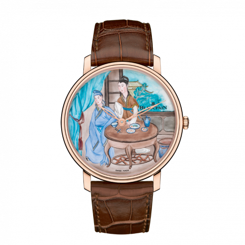 Blancpain Villeret Manuelle Piece Unique Grand Feu Men with Lunch 6615C-3631-55B - 2