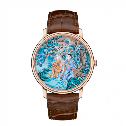 Blancpain Villeret Manuelle Piece Unique Grand Feu Men in Garden 6615C-3631-55B - 3