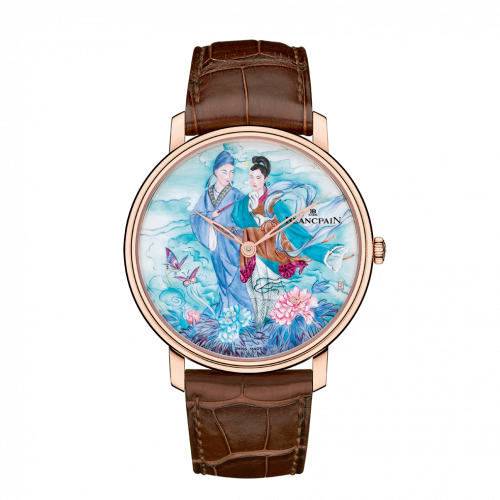 Blancpain Villeret Manuelle Piece Unique Grand Feu Couple in Field 6615C-3631-55B - 4