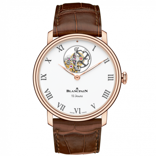 Blancpain Villeret Tourbillon Volant Une Minute 12 Jours Red Gold 66240-3631-55B