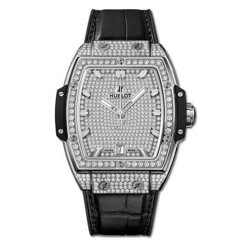 Hublot Spirit of Big Bang 39 Titanium / Full Pave 665.NX.9010.LR.1604