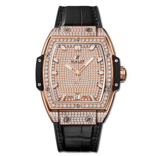 Hublot Spirit of Big Bang 39 King Gold / Full Pave 665.OX.9010.LR.1604