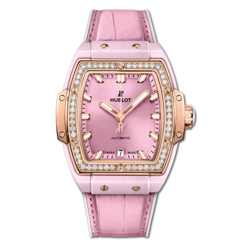 Hublot Spirit of Big Bang 39 Pink Ceramic / King Gold / Diamonds 665.RO.891P.LR.1204