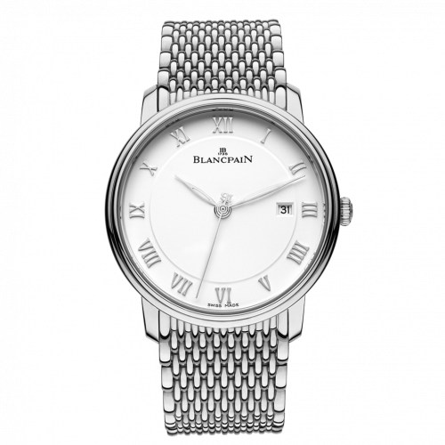 Blancpain Villeret Ultraplate Automatique 40mm Stainless Steel / White / Bracelet 6651-1127-MMB