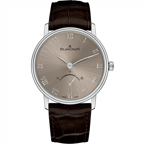 Blancpain Villeret Ultraplate Seconde Retrograde White Gold / Grey 6653-1504-55