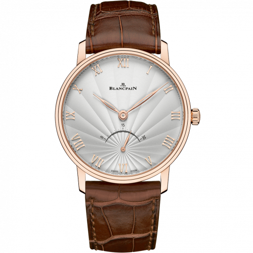Blancpain Villeret Ultraplate Seconde Retrograde Red Gold / Opalin Flinque 6653-3642-55B
