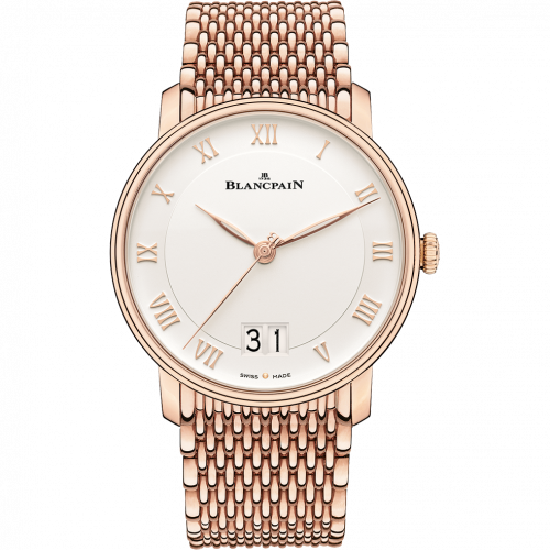 Blancpain Villeret Grande Date Red Gold / Opalin / Bracelet 6669-3642-MMB