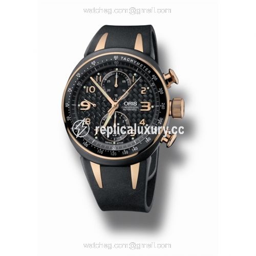 Oris TT3 Chronograph Gold Plated 01 674 7587 7764-RB