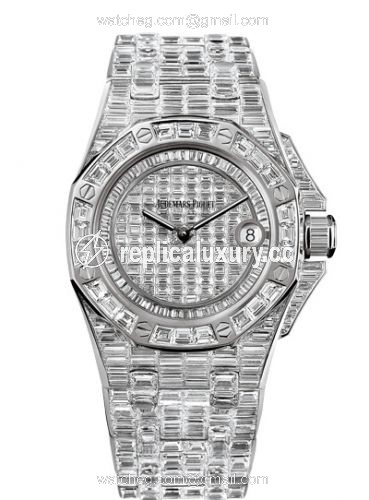 Audemars Piguet Royal Oak OffShore 67543 Lady Quartz Full Baguette 67543BC.ZZ.9185BC.01