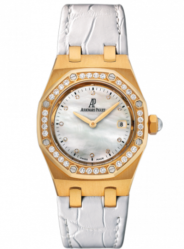 Audemars Piguet Royal Oak 67601 Quartz Yellow Gold / MOP / Strap 67601BA.ZZ.D012CR.03