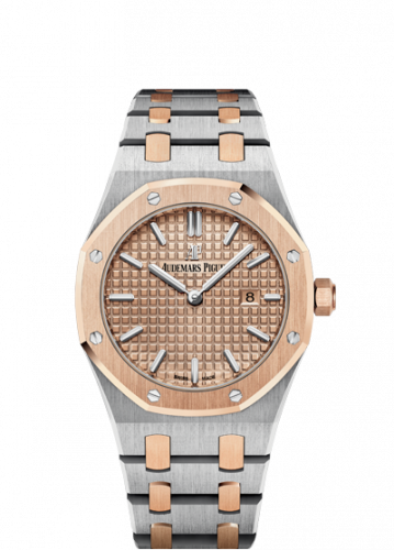 Audemars Piguet Royal Oak 67650 Quartz Stainelss Steel / Pink Gold / Pink / Bracelet 67650SR.OO.1261SR.01