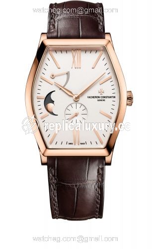 Vacheron Constantin Malte Moon Phase Pink Gold / Silver 7000M/000R-B109