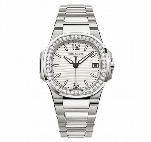 Patek Philippe Nautilus 7010 White Gold / Silvery White 7010/1G-011