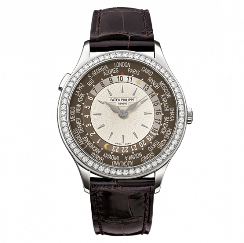 Patek Philippe World Time 7130 White Gold / Brown 7130G-010