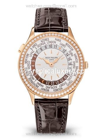 Patek Philippe World Time 7130 Rose Gold / Ivory 7130R-011