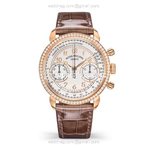 Patek Philippe Chronograph 7150 Rose Gold / Silver 7150/250R-001