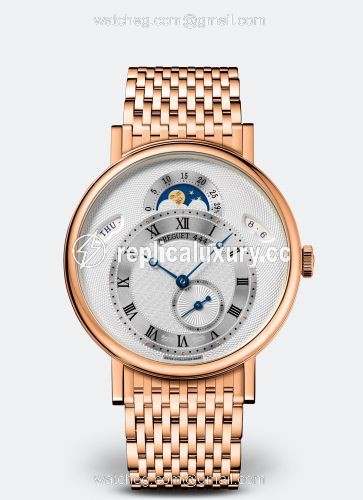 Breguet Classique 7337 Rose Gold / Silver / Bracelet 7337BR/1E/RV0