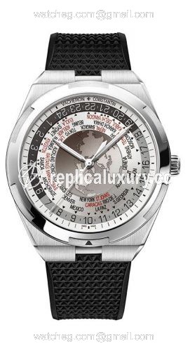 Vacheron Constantin Overseas World Time Silver 7700V/110A-B129