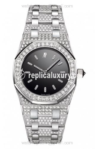 Audemars Piguet Royal Oak 77220 Tuxedo Lady Harrods 77220BC.ZZ.0789BC.01