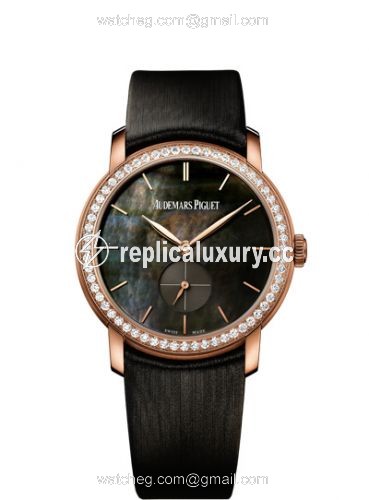 Audemars Piguet Jules Audemars Small Seconds Pink Gold / Diamond / Black MOP 77240OR.ZZ.A009SU.01