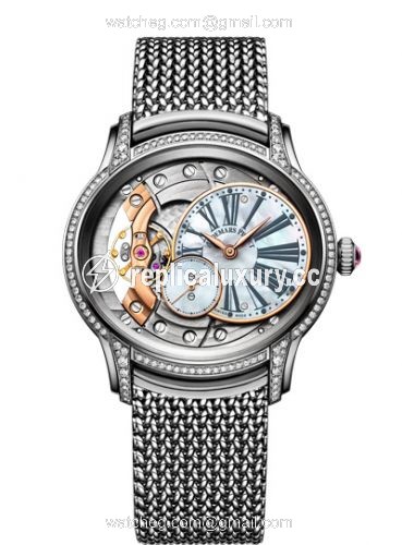 Audemars Piguet Millenary Hand-wound White Gold / Mother of Pearl / Bracelet 77247BC.ZZ.1272BC.01
