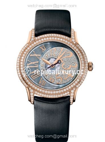 Audemars Piguet Millenary Self-Winding Pink Gold / Black MOP 77303OR.ZZ.D009SU.01