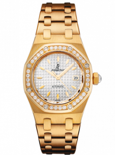Audemars Piguet Royal Oak Selfwinding 77321 Yellow Gold / Diamond / Silver / Bracelet 77321BA.ZZ.1230BA.01