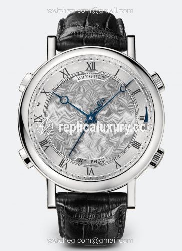Breguet Classique La Musicale 7800 White Gold / Silver 7800BB/11/9YV