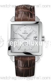 Omega De Ville Byzantium Co-Axial 33.4 Co-Axial Stainless Steel / Silver / Russia 7802.30.32