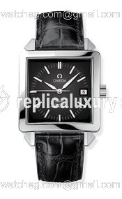 Omega De Ville Byzantium Co-Axial 33.4 Co-Axial Stainless Steel / Black / Russia 7802.50.31