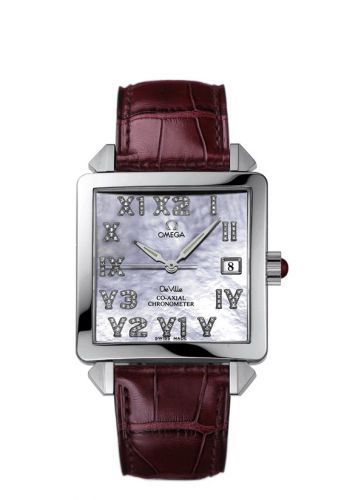 Omega De Ville Byzantium Co-Axial 33.4 Co-Axial Stainless Steel / Blue MOP 7805.75.34