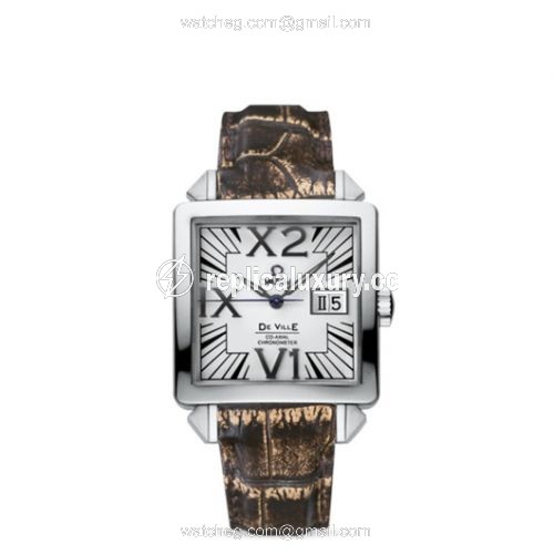 Omega De Ville X2 Co-Axial 35 Big Date Stainless Steel / White 7813.30.39
