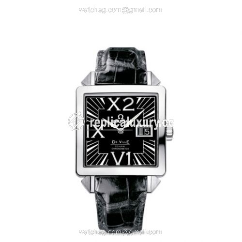 Omega De Ville X2 Co-Axial 35 Big Date Co-Axial Stainless Steel / Black 7813.50.31