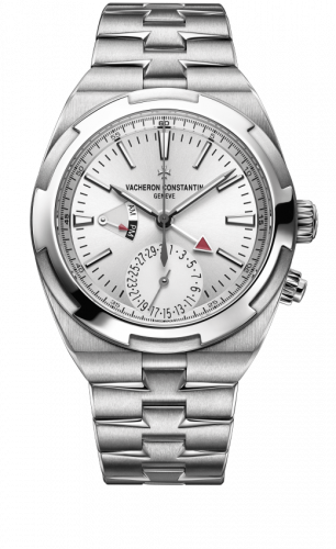 Vacheron Constantin Overseas Dual Time Stainless Steel / Silver 7900V/110A-B333