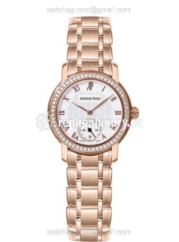 Audemars Piguet Jules Audemars Small Seconds Pink Gold / Diamond / Silver / Bracelet 79387OR.ZZ.1229OR.01