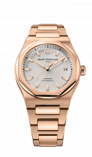 Girard-Perregaux Laureato 38 Automatic Pink Gold / Silver 81005-52-132-52A