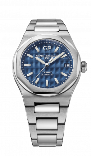 Girard-Perregaux Laureato 42 Automatic Stainless Steel / Blue 81010-11-431-11A