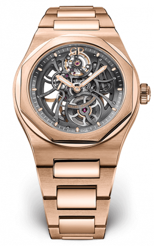 Girard-Perregaux Laureato 42 Automatic Skeleton Pink Gold / Bracelet 81015-52-002-52A