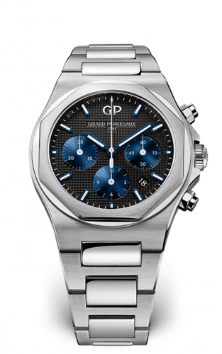Girard-Perregaux Laureato 42 Chronograph Stainless Steel / Black / Bracelet 81020-11-631-11A