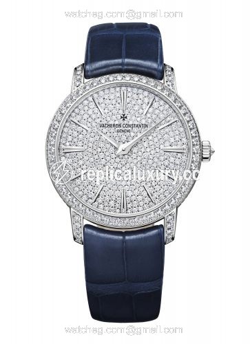 Vacheron Constantin Traditionnelle Small Seconds Whit Gold / Diamond / Diamond 81591/000G-9913