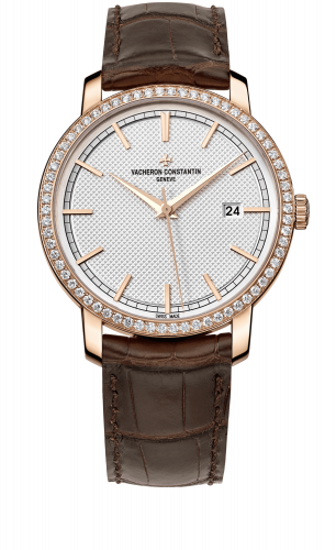 Vacheron Constantin Traditionnelle Self-Winding Pink Gold / Diamond / Silver 85520/000R-9850
