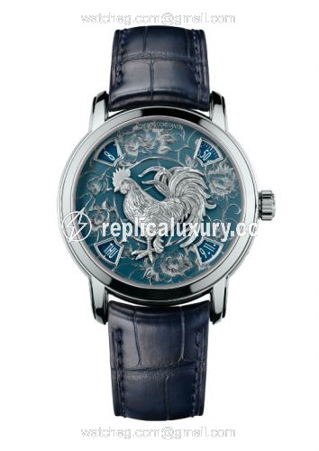 Vacheron Constantin Metiers d'Art The Legend of the Chinese Zodiac Year of the Rooster Platinum 86073/000P-B154