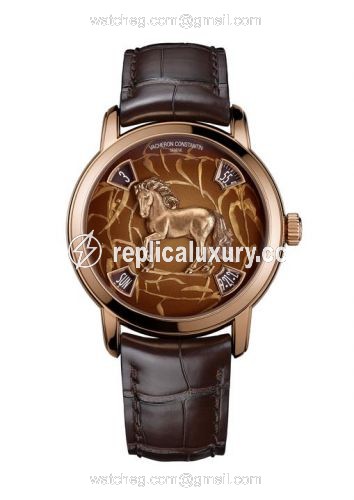 Vacheron Constantin Metiers d'Art The Legend of the Chinese Zodiac Year of the Horse Pink Gold 86073/000R-9831