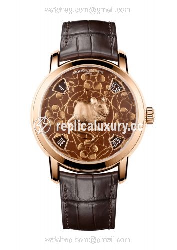 Vacheron Constantin Metiers d'Art The Legend of the Chinese Zodiac Year of the Rat Pink Gold 86073/000R-B520