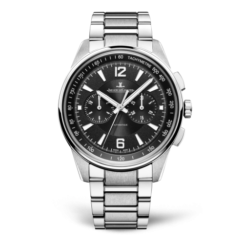 Jaeger-LeCoultre Polaris Chronograph Stainless Steel / Black / Bracelet 9028170