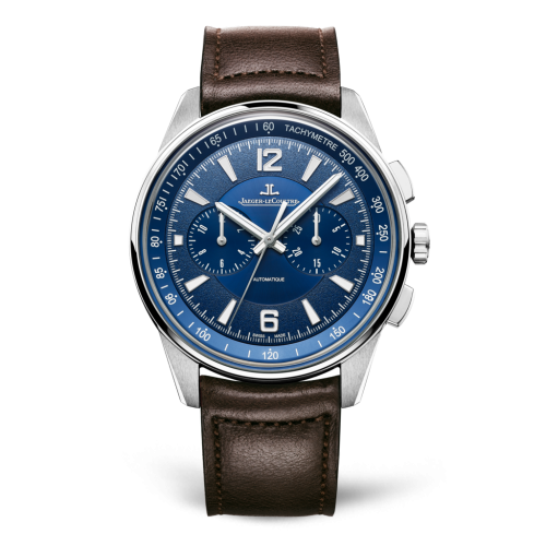 Jaeger-LeCoultre Polaris Chronograph Stainless Steel / Blue / Calf 9028480