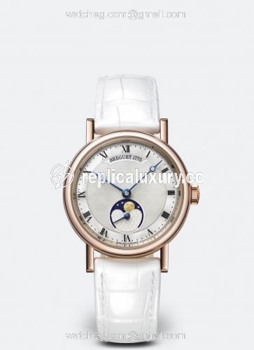 Breguet Classique Dame 9087 Rose Gold / White 9087BR/52/964