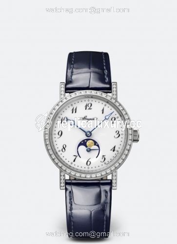 Breguet Classique Dame 9088 White Gold / White 9088BB/29/964/DD0D