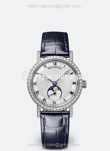 Breguet Classique Dame 9088 White Gold / White 9088BB/52/964/DD0D