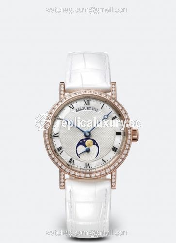 Breguet Classique Dame 9088 White Gold / White 9088BR/52/964/DD0D